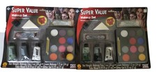 Makeup Kit Halloween costume Accessory Clown Vampire LOT OF 2 Super Value Pack