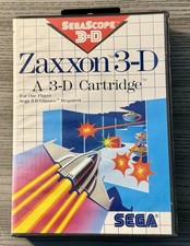 Zaxxon 3-D Sega Master System Sega Scope - CIB