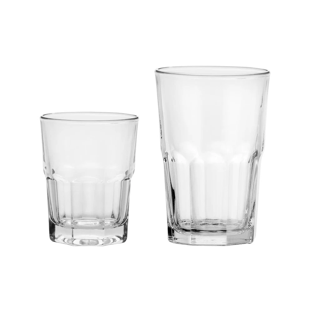 12-Piece Clear Crossplains Drinkware Set - thumbnail 5
