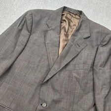 Polo University Club Ralph Lauren Glen Check Blazer Mens 42 Sport Coat