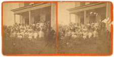MASSACHUSETTS SV - East Pepperell Schoolchildren - EL Goss 1870s