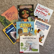 Lot Of 7 Children  s Picture Books In Spanish -Libros para Ni os En Espa ol