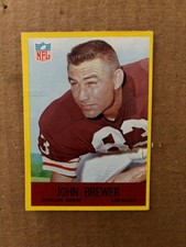 1967 Philadelphia #38 John Brewer (EX) Cleveland Browns