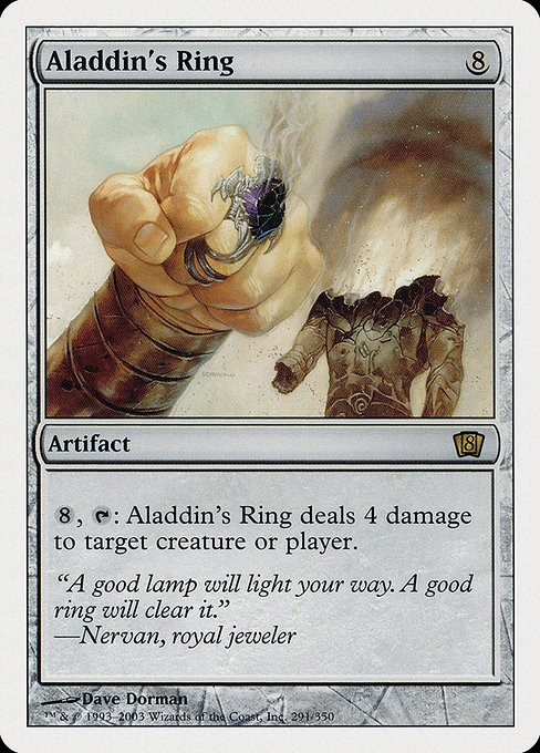 MTG Aladdin's Ring 8ED English NM
