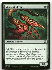 Virulent Sliver #246 (NM) Time Spiral Remastered TSR Magic MTG