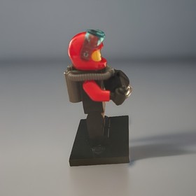 LEGO City Deep Sea Diver Female Minifigure Red Suit Scuba Gear 60091 2015