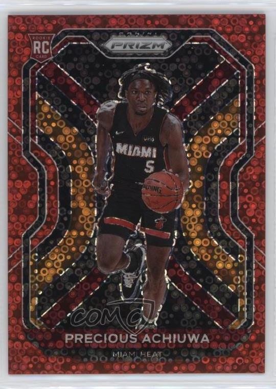 2020-21 Panini Prizm Fast Break Red 6/125 Precious Achiuwa #294 Rookie RC 0d59