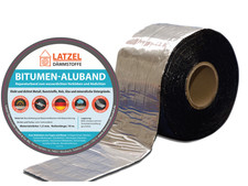 Ruban d'étanchéité bitumineux aluminium Largeur 100 mm aluminium rouleau de 10 m