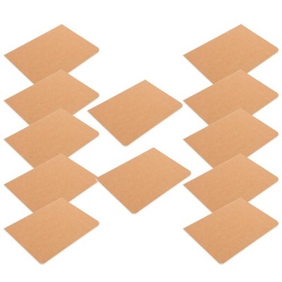 12 Pcs Mini Brown Notebooks Blank Bulk Kraft School Supplies Office