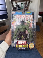 The Incredible Hulk Marvel Legends 2002 Series 1 w  Comic Book Toy Biz - Sealed