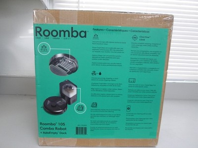 iRobot Roomba 105 Combo Robot Vacuum & Mop + AutoEmpty Dock