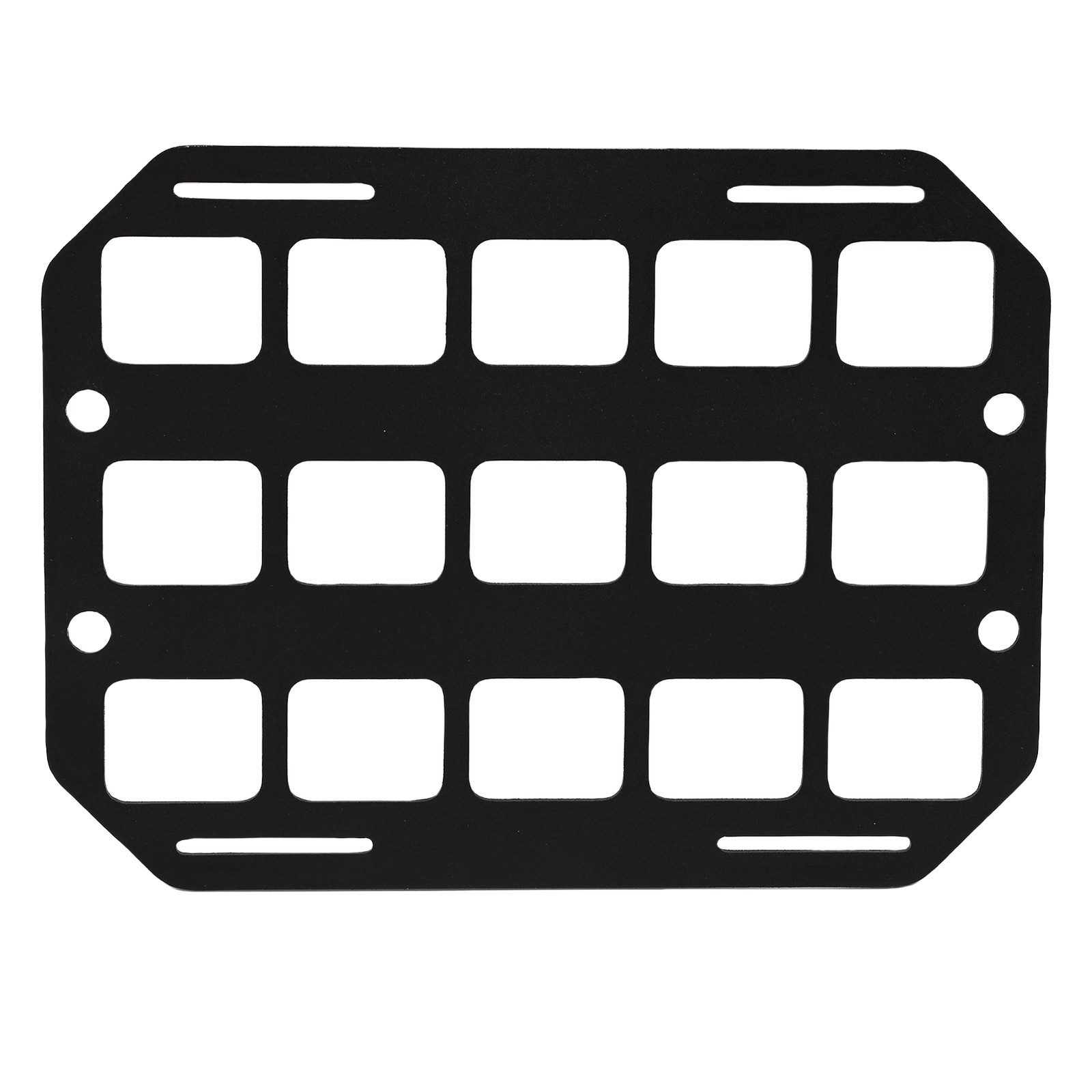 Multifunctional Aluminum Truck Bed Molle Panel For Hanging Tools In SUVs