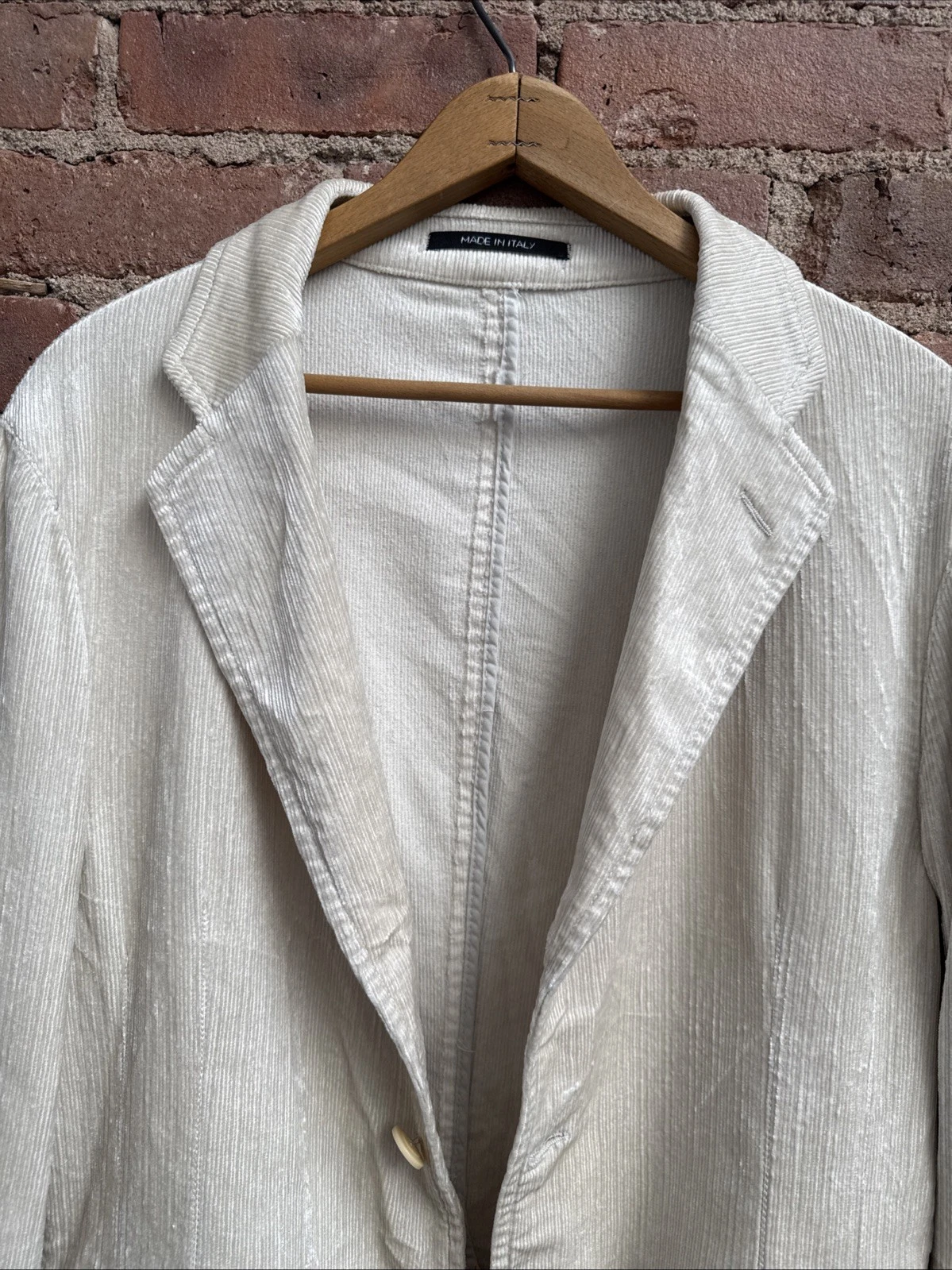 Giorgio Armani — Giorgio Armani Collezioni Men’s Jacket, Sz 40, Unstructured Chenille Corduroy