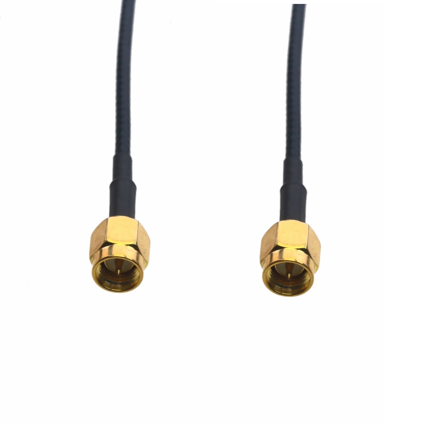 RF coaxial Cable Double SMA male to plug RG174 6