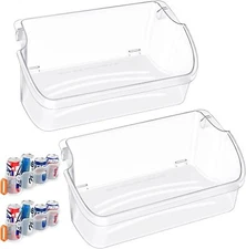 2 PACK 240324502 Refrigerator Door Bin Shelf Compatible with Frigidaire Kenmore