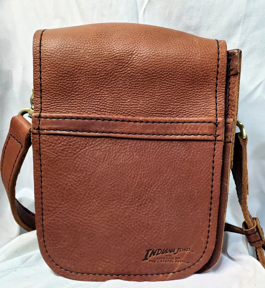 Indiana Jones Kingdom Of The Crystal Skull Cross Body Leather Satchel