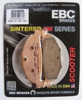 EBC Sinter Hintere BremsbeläGe Passend FüR Yamaha YP400 Majesty (2004 Zu 2013)