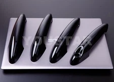 UNICUS GLOSS BLACK Door Handle Cover Trims 4x for MINI R60 COUNTRYMAN Cooper S