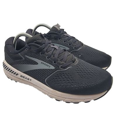 Brooks Beast 20 Shoes Mens Wide Black Athletic Running