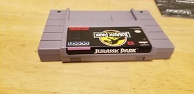 Jurassic Park Complete CIB Box Super Nintendo Entertainment System Nes SNES