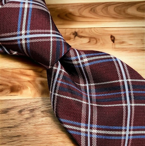 JOS A BANK 1905 100% Silk Necktie, Plaid Pattern Tie, Multicolor NEW - NWT - Picture 1 of 12