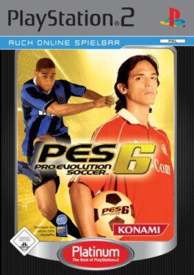 PS2 - Pro Evolution Soccer / PES 6 [Platinum] DE mit OVP sehr guter Zustand