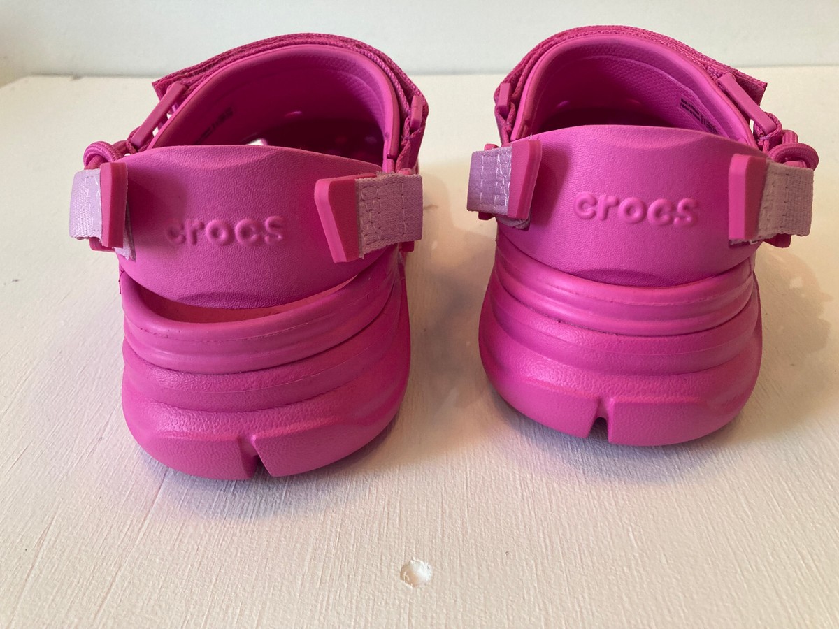 pink post malone crocs
