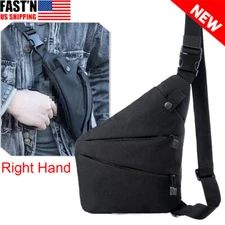 Concealed Carry Fanny Pack Holster Tactical Sling Chest Pack Shoulder Gun Bag