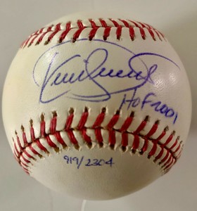 kirby puckett autographed baseball