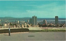 Old French Horsedrawn Carriages, Mount Royal, Montreal, Quebec, Canada Postcard