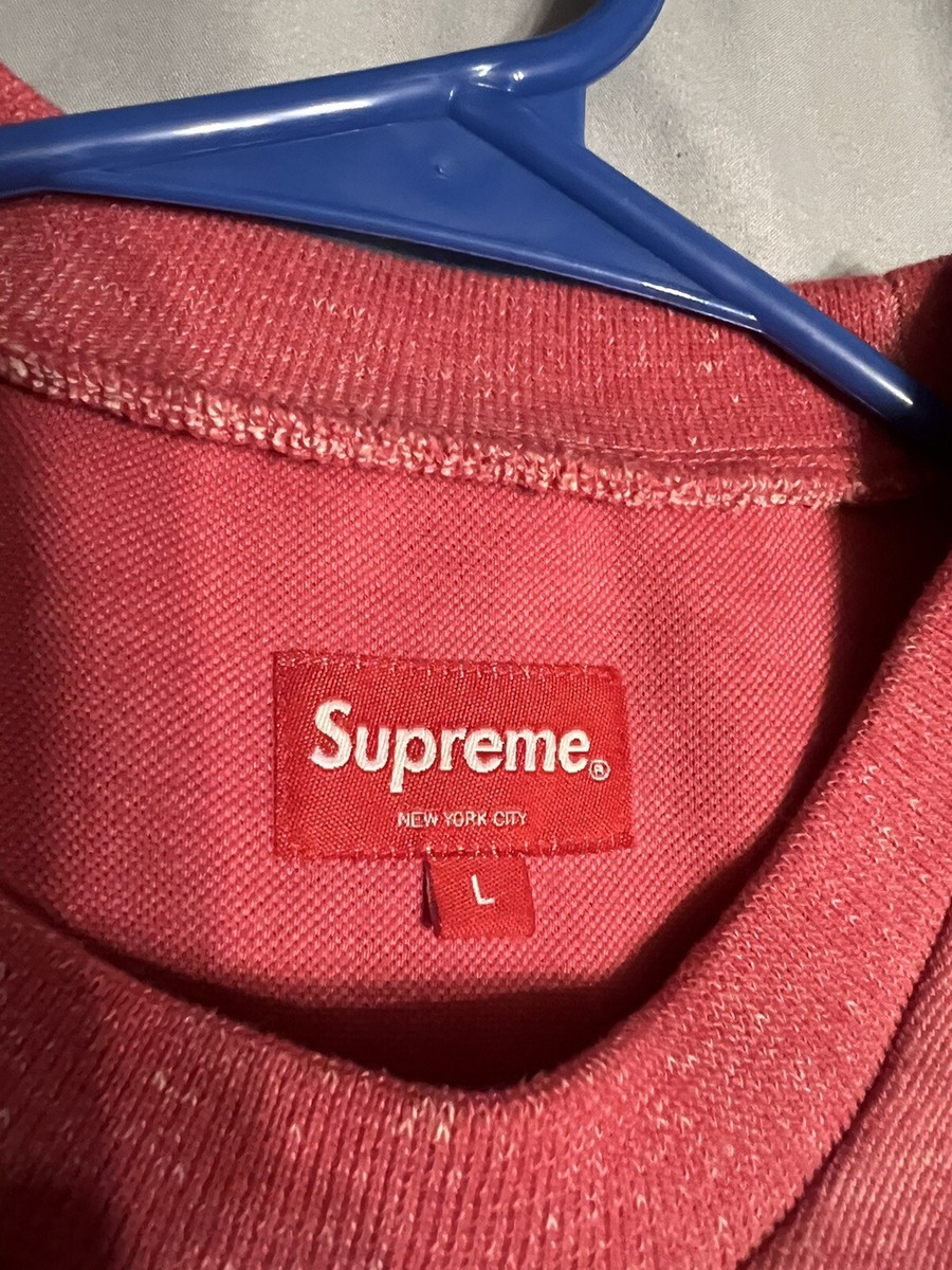Size L Supreme Jacquard Logo Crewneck - Dark Pink | eBay Size L Supreme Jacquard Logo Crewneck - Dark Pink | eBay