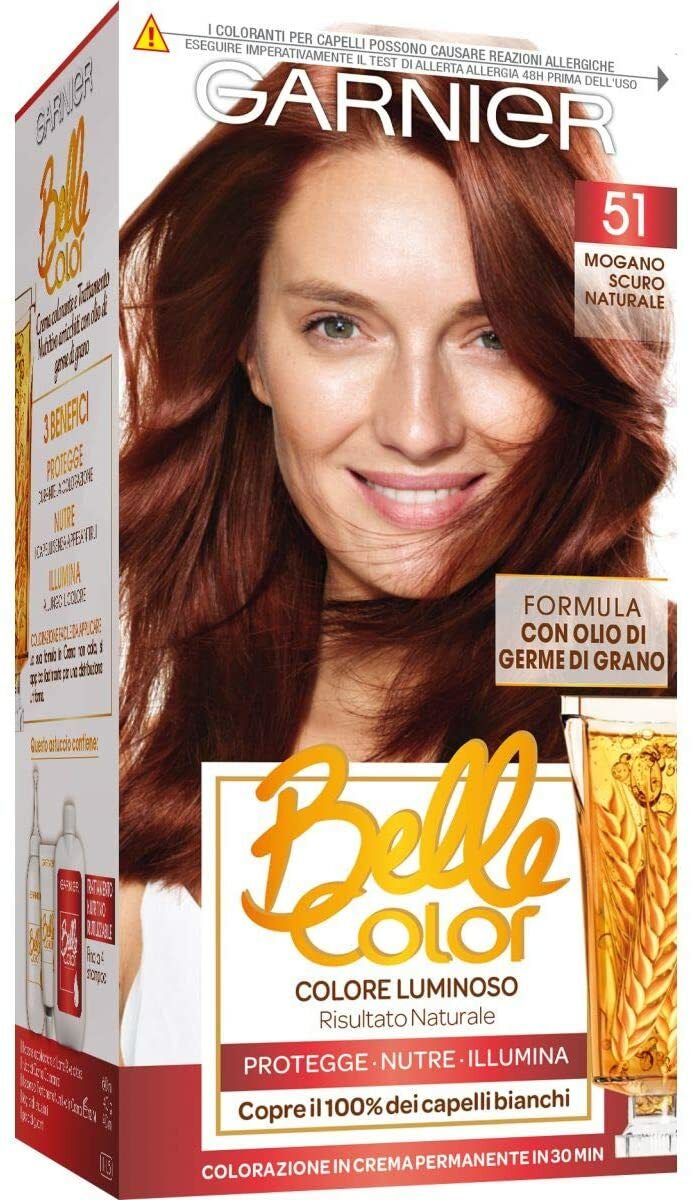 Garnier Garnier Belle Color Colorazione Permanente, 51 Mogano Scuro eBay