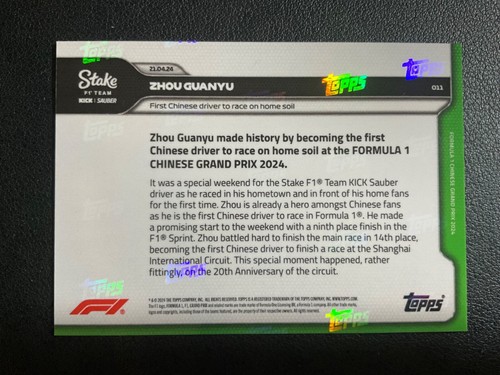 *PICK YOUR CARD* 2024 Topps Now Formula 1 F1 Base Set (UPDATED Jan 22, 2025) - 第 32/172 張圖片