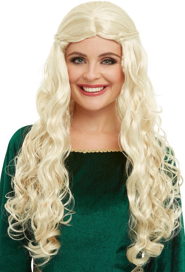 Medieval Queen Game Of Thrones Daenerys Targaryen Dragon Goddess Wig