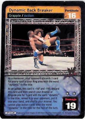 Raw Deal CCG Dynamic Back Breaker - Great American Bash