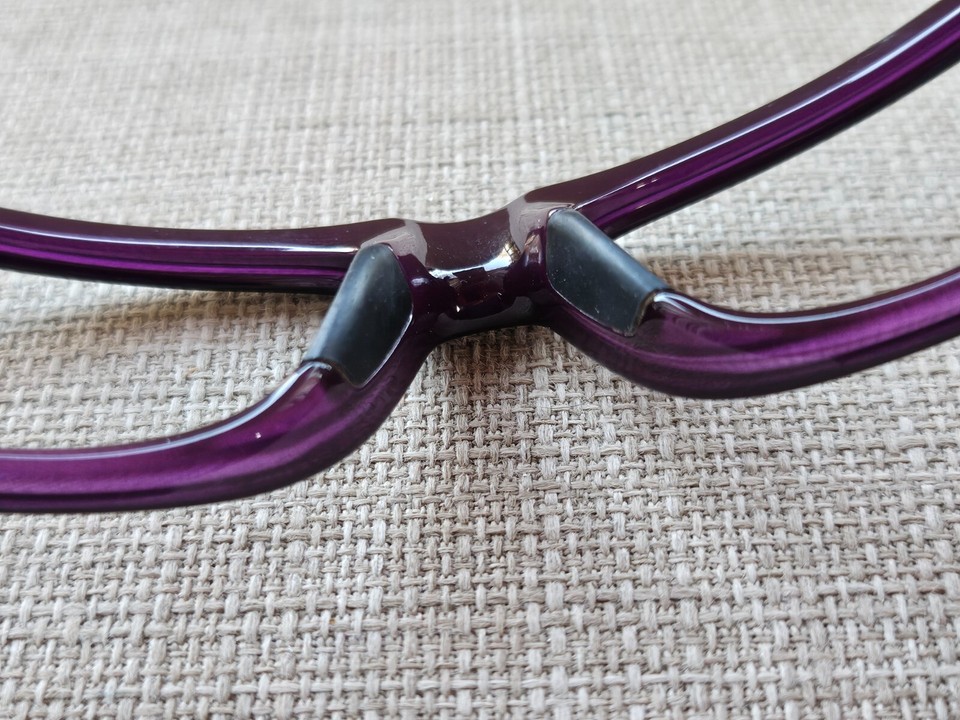 Bolle Men Eyeglasses/Sunglasses Frame Black/Purple Tone Wrap Glasses