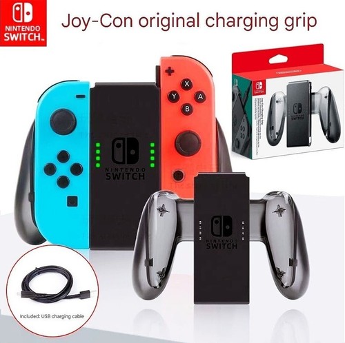 Genuine Charging Grip Stand for Nintendo Switch Joy-Con from Japan, Free Postage - Picture 3 of 9