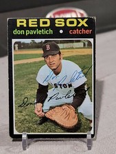 1971 TOPPS DON PAVLETICH AUTOGRAPHED REAL SIGNED CARD BOSTON RED SOX GUARANTEED