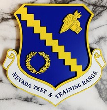 8" USAF Nevada Test & Training Range NTTR Emblem Crest Nellis
