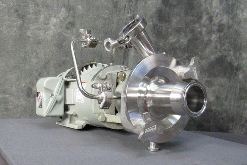 Fristam FPX712-125 2-HP Centrifugal Sanitary Pump w/ Baldor CEM3586T - Picture 2 of 7