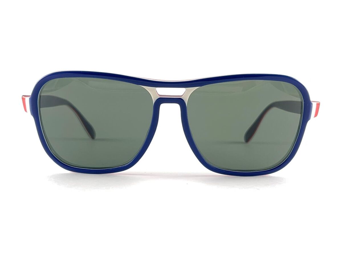 RAY BAN VINTAGE B&L STATESIDE BLUE RED WHITE GREEN SPORT RAY BAN VINTAGE B&L STATESIDE BLUE RED WHITE GREEN SPORT