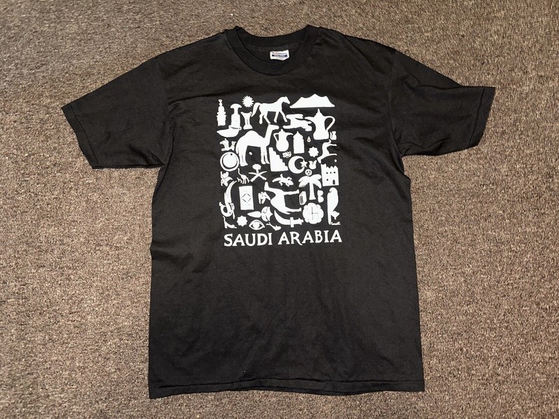 Vintage Rare Saudi Arabia T shirt XL Middle East
