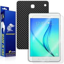 ArmorSuit Samsung Galaxy Tab A 8.0 Screen Protector Black Carbon Fiber Skin