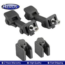 Pair Front Hood Latch Catch & Bracket for Jeep Wrangler TJ 97-06 Free Shipping
