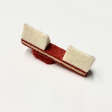 1 Narrow 5/16" Bichord Bass Damper Head Felt Spinet/Console Piano Repair 1-3/4"