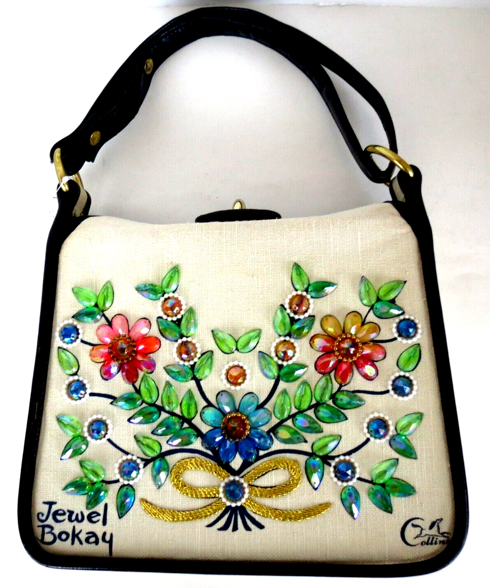 NEW / NOS - Enid Collins Of Texas Vintage Purse Bag - Jewel