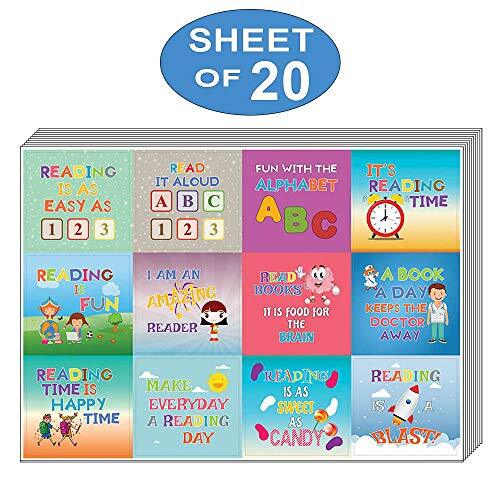 Motivational Stickers for Kids - Positive Encouragemen (20-Sheet) - Picture 1 of 8