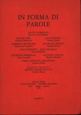 In forma di parole N.2 Anno II 1991 - AA.VV. (Marietti) [1991]