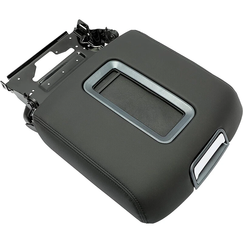 Black Center Console Armrest Lid for 2014-2019 18 Chevrolet Silverado GMC Sierra - Изображение 3 из 4