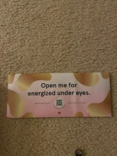 grace and stella (6)energy drink eye masks   & (1) holographic bag  *brand new* 